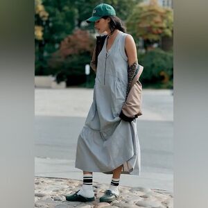 DAILY PRACTICE BY ANTHROPOLOGIE Trek Utility Maxi Dress